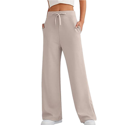 Damen Bequeme Lounge-Hose mit weitem Schnitt und praktischen Taschen Stalluxe