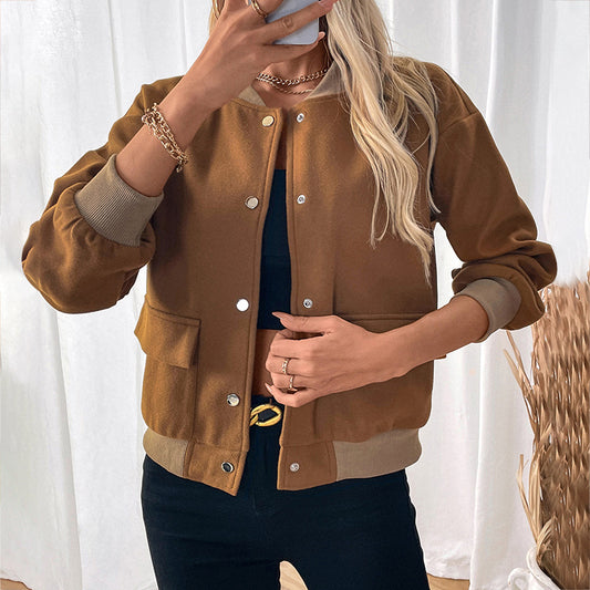 Damen Sportliche Collegejacke Stalluxe