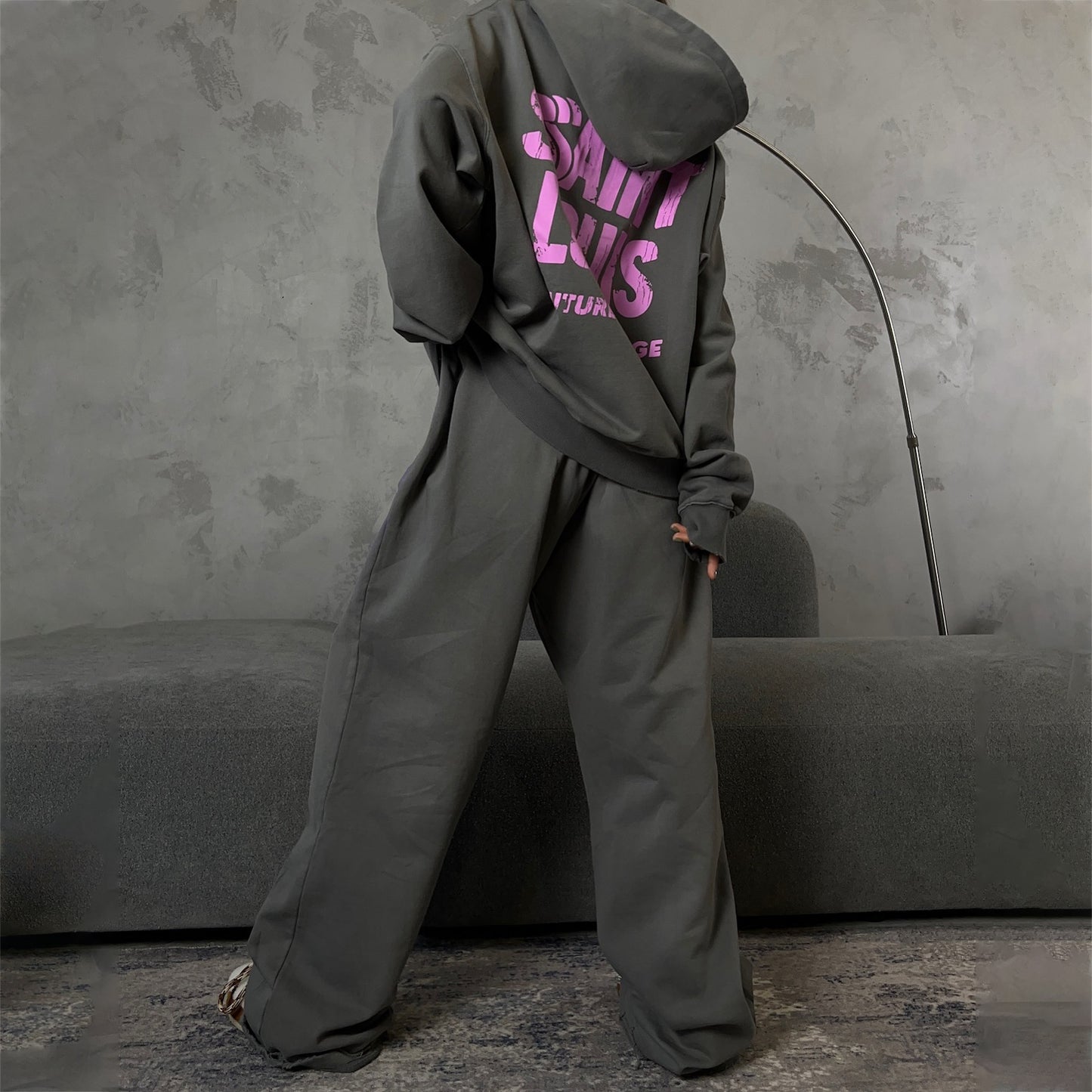 Damen Lässiges Oversized Freizeitset mit weitem Hoodie und bequemen Jogginghosen Stalluxe