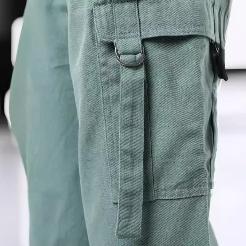 Damen Cargo-Hose mit weitem Schnitt und praktischen Taschen Stalluxe