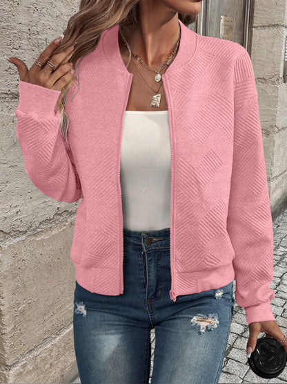Damen Jacke mit strukturiertem Stoff und modernem Schnitt Stalluxe