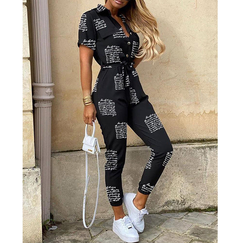 Damen Modischer Jumpsuit mit praktischen Taschen und tailliertem Schnitt Stalluxe