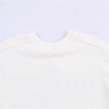 Damen lässiger Sweatshirt mit einzigartigem Snoopy-Print und Rundhalsausschnitt Stalluxe