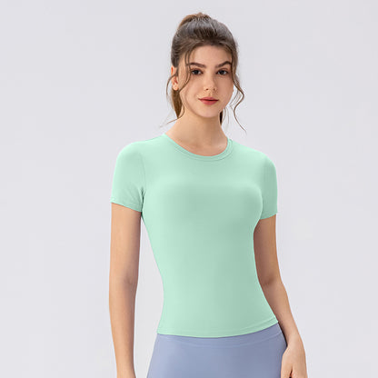 Damen Sportliches Kurzarm Funktionsshirt Stalluxe