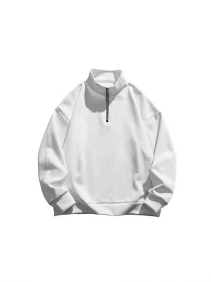 Damen Sweatshirt mit Stehkragen und Reißverschluss Stalluxe