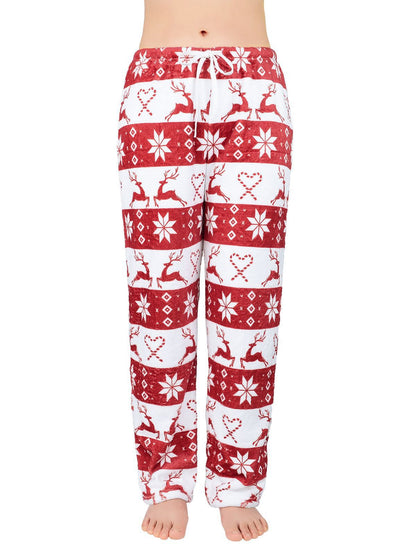 Women's Relaxed Fit Leopard Print Lounge Pants Stalluxe