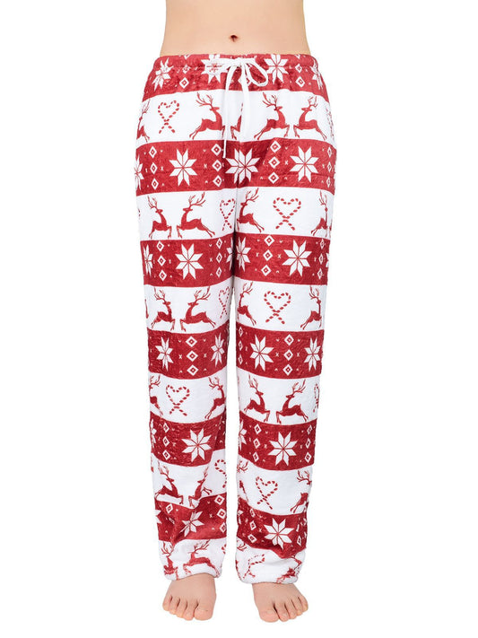 Women's Relaxed Fit Leopard Print Lounge Pants Stalluxe