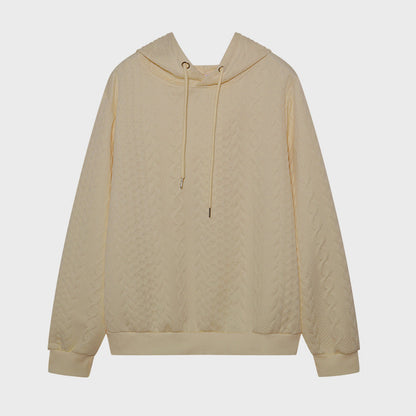 Damen Bequemer Kapuzenpulli mit strukturiertem Design Stalluxe