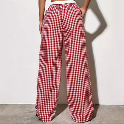 Damen weite Sommerhose mit elastischem Bund und Kordelzug Stalluxe