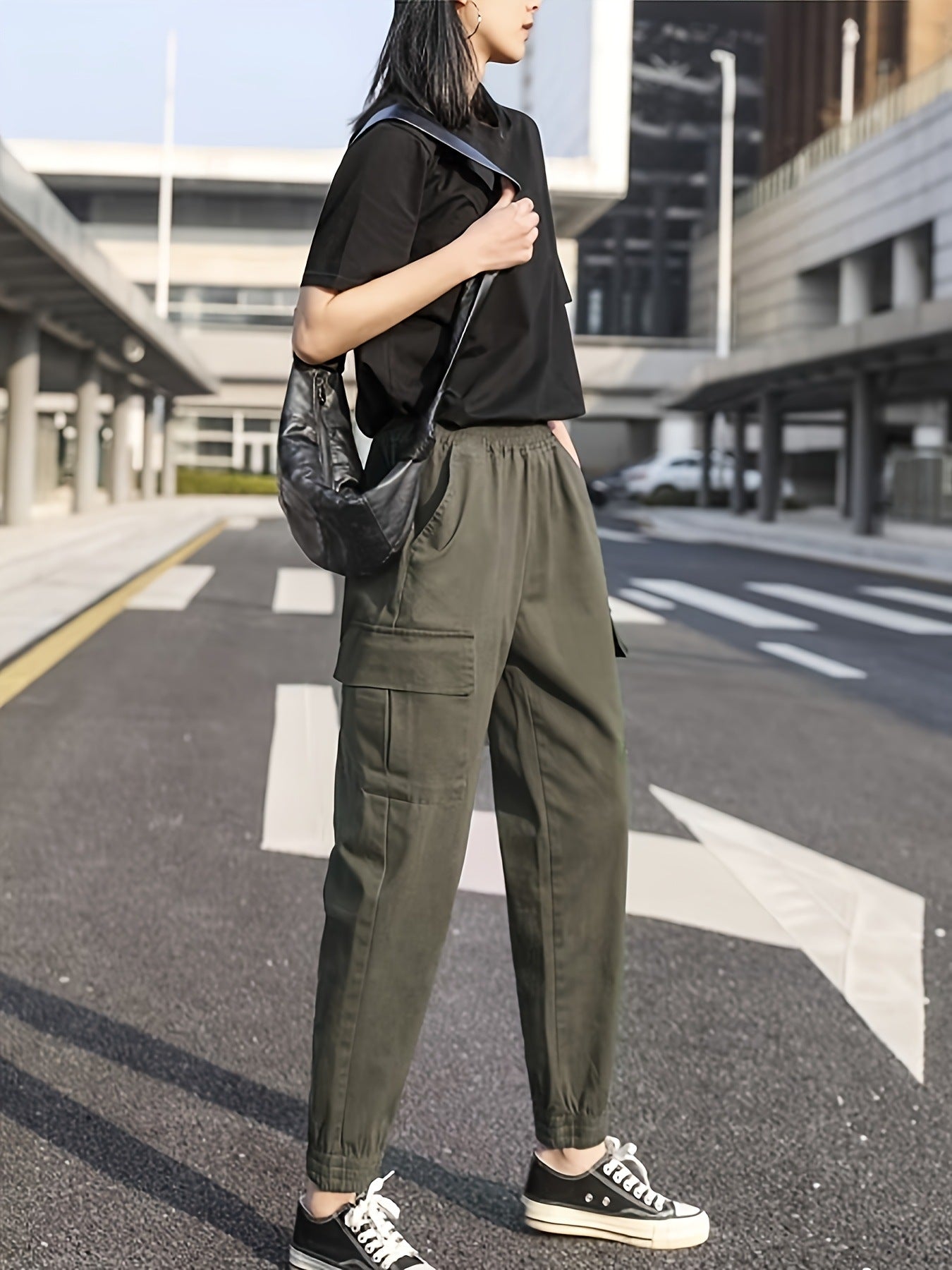 Damen Cargo-Hosen Stalluxe