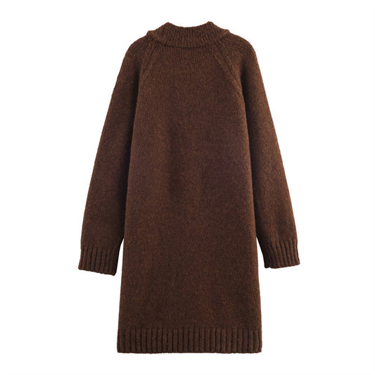 Damen Grobstrickjacke mit Übergröße und eleganter Knopfleiste Stalluxe