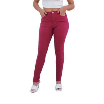 Damen High-Waist Skinny Jeans mit figurbetonter Passform Stalluxe