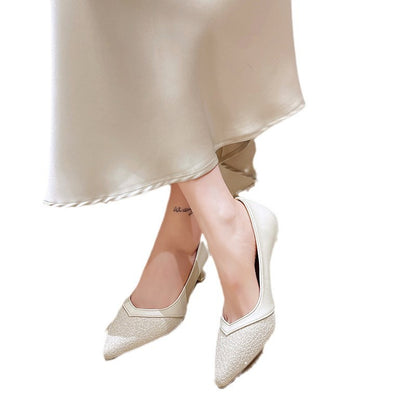 Damen elegante Pumps mit feinem Spitzenbesatz Stalluxe