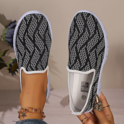 Damen Atmungsaktive Slip-On Sneaker mit flexiblem Sohlenprofil Stalluxe