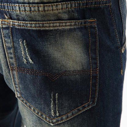 Herren Skinny Fit Jeans im Destroyed-Look Stalluxe