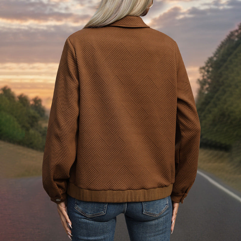 Damen Utility-Jacke mit strukturierter Oberfläche und praktischen Taschen Stalluxe
