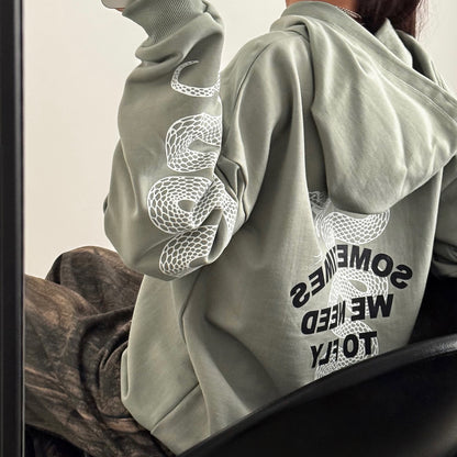 Damen Oversized Kapuzenpullover mit modischen Details Stalluxe