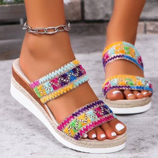 Damen Plateau-Sandalen Stalluxe