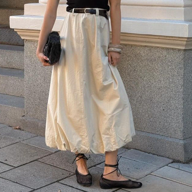 Damen elegante, luftige Midi-Rock Stalluxe