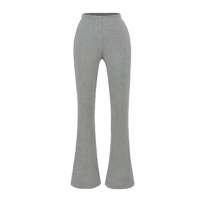 Damen Elegante Flared-Hose aus hochwertigem, elastischem Stretchmaterial mit hohem Bund Stalluxe