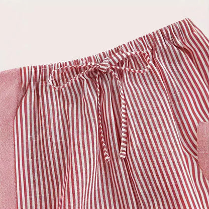 Damen lässige Sommerhose mit seitlichen Taschen und elastischem Bund Stalluxe