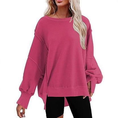 Damen Oversize Sweatshirt mit ballonartigen Ärmeln Stalluxe