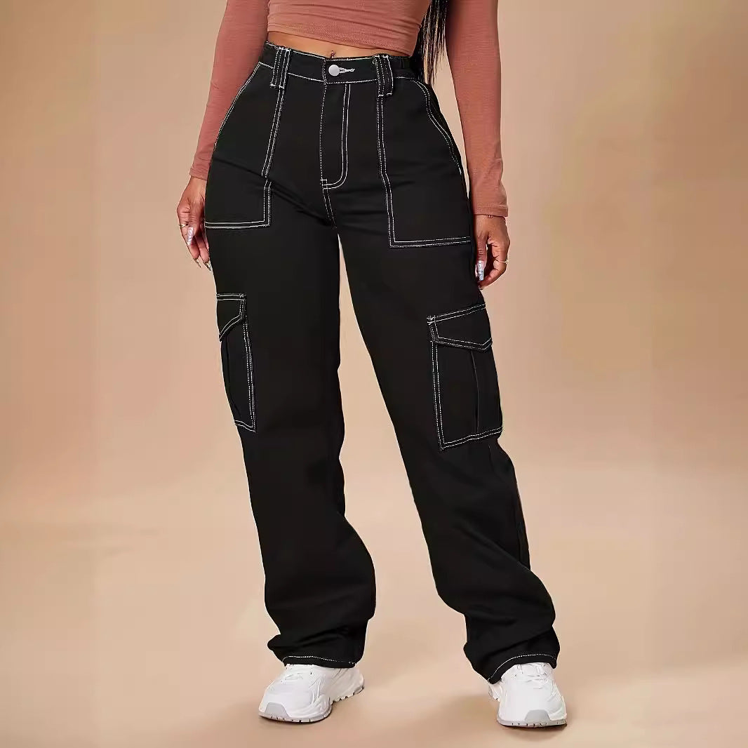Damen Cargo-Hose mit praktischen Taschen und angesagtem Schnitt Stalluxe