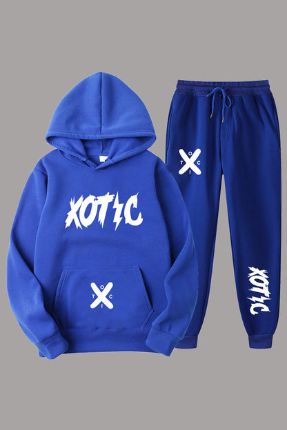 Damen Sportliches Hoodie und Jogginghose Set mit modernem Schriftzug Stalluxe