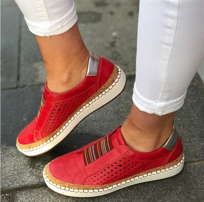 Damen Bequeme Slipper mit atmungsaktiver Obermaterialien Stalluxe
