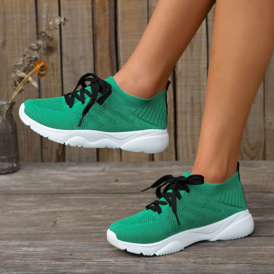 Damen Sportliche Sneakers mit atmungsaktivem Mesh-Obermaterial Stalluxe