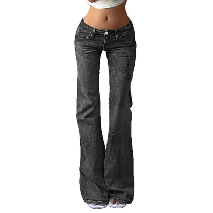 Damen Bootcut Jeans mit stylischem Destroyed-Design Stalluxe