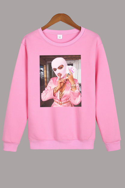 Damen Sweatshirt mit urbanem Grafikdesign Stalluxe