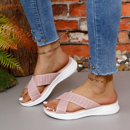 Damen Bequeme Strand-Sandalen Stalluxe