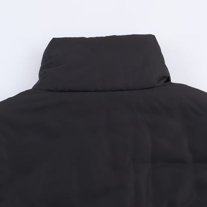 Damen Übergangs-Steppjacke mit hohem Kragen und dekorativem Reißverschluss Stalluxe