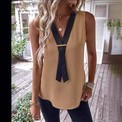 Damen elegante Bluse mit Schnürung Stalluxe