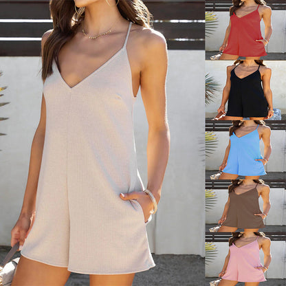 Damen Leichtes Sommer-Jumpsuit Stalluxe