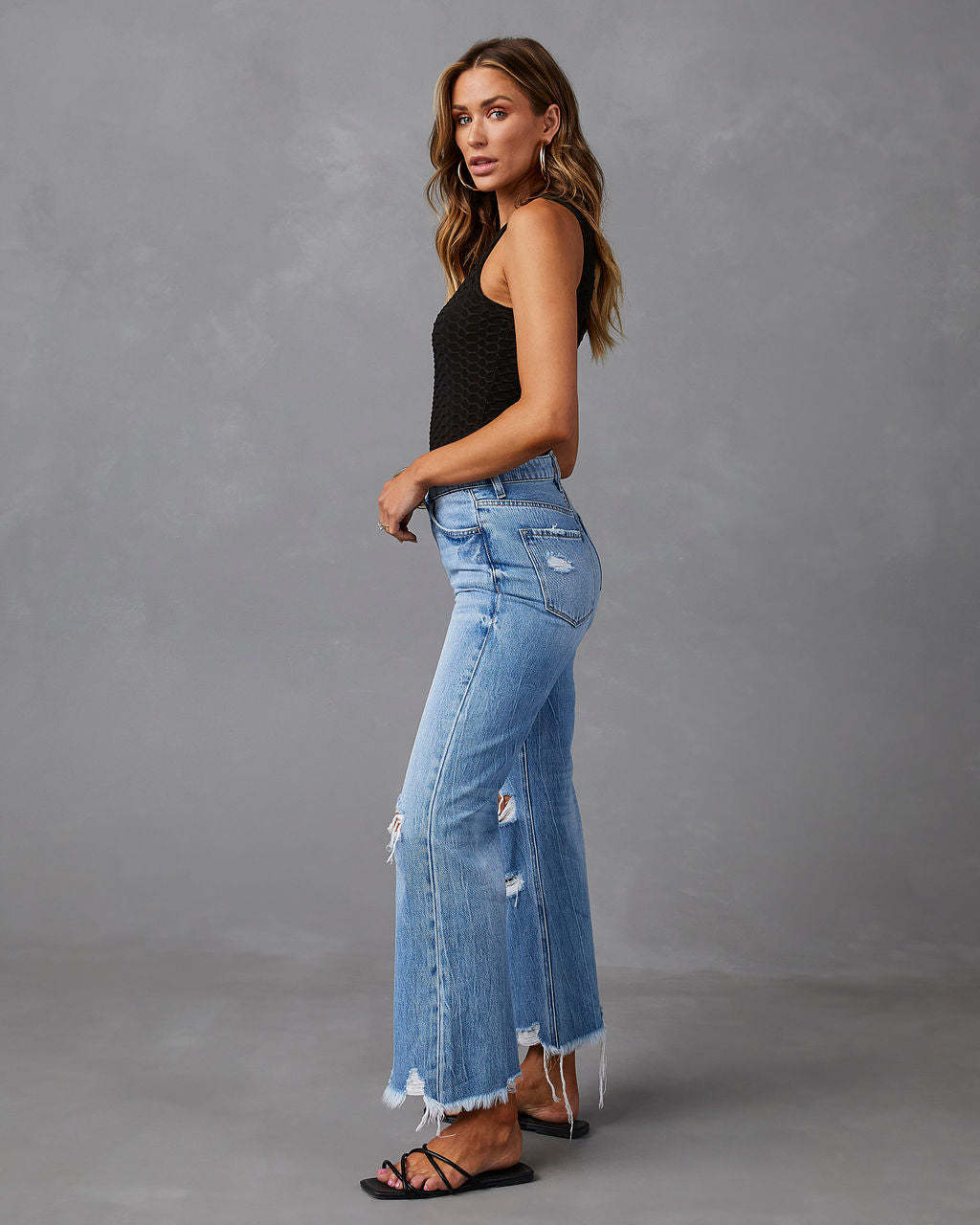 Damen Flared Jeans im Vintage-Style Stalluxe