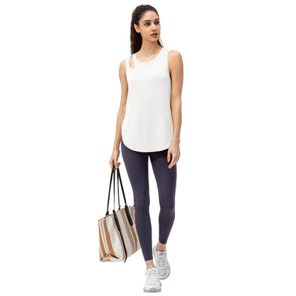 Damen Sportliches Funktions-Tanktop mit elegantem Pailletten-Detail Stalluxe