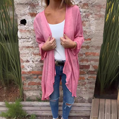 Damen lässige Langarmjacke aus luftiger Sommerqualität Stalluxe