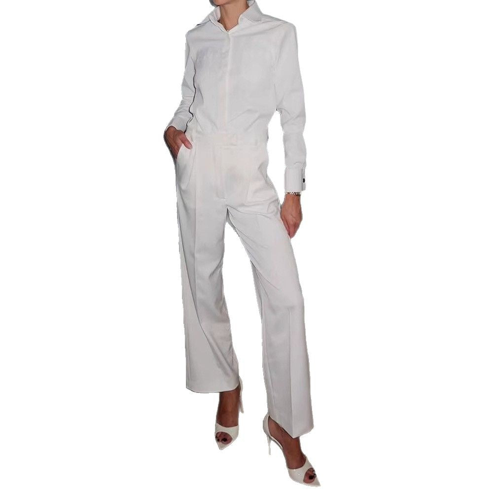 Damen Eleganter Jumpsuit mit tailliertem Schnitt und praktischen Taschen Stalluxe