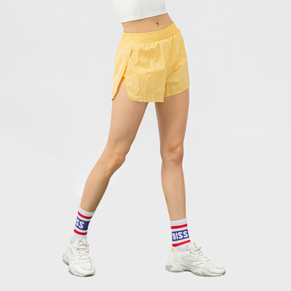 Damen Sportliche Laufshorts mit elastischem Bund und praktischen Seitentaschen Stalluxe