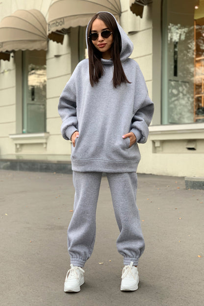 Women's Cozy Hooded Sweatpants Set Stalluxe