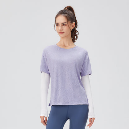 Damen Funktions-T-Shirt mit atmungsaktiver Technologie und innovativem Lagenlook Stalluxe