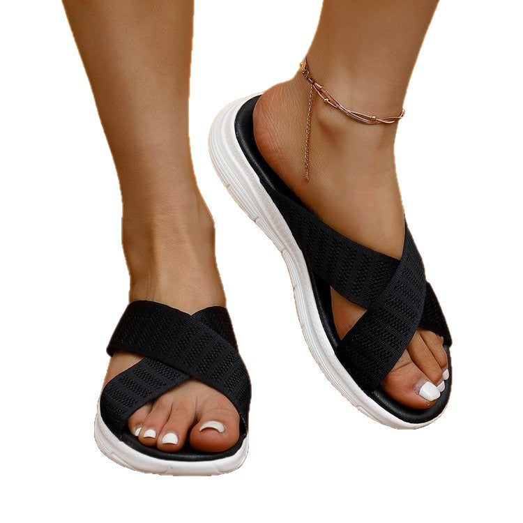 Damen Bequeme Strand-Sandalen Stalluxe