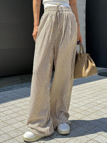 Damen weit geschnittene Sommerhose Stalluxe