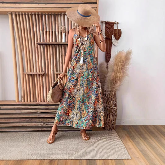 Damen Maxikleid Stalluxe