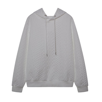 Damen Bequemer Kapuzenpulli mit strukturiertem Design Stalluxe