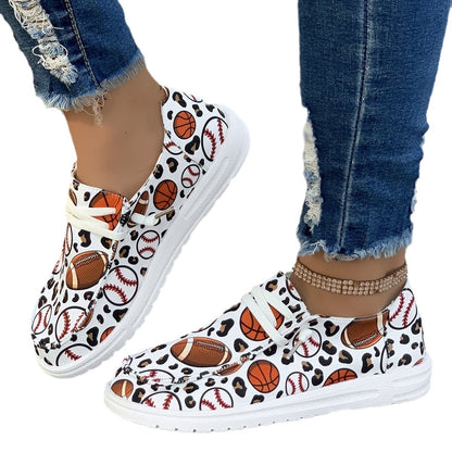 Damen Sneakers mit kreativem Baseball-Design Stalluxe