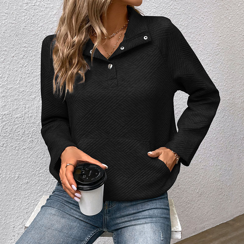 Damen Pullover mit strukturiertem Design und Kapuze Stalluxe