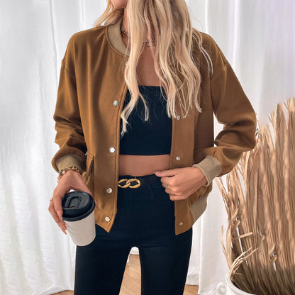 Damen Sportliche Collegejacke Stalluxe